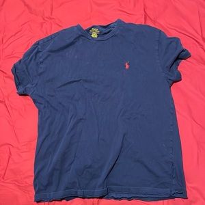 Navy blue polo T-shirt